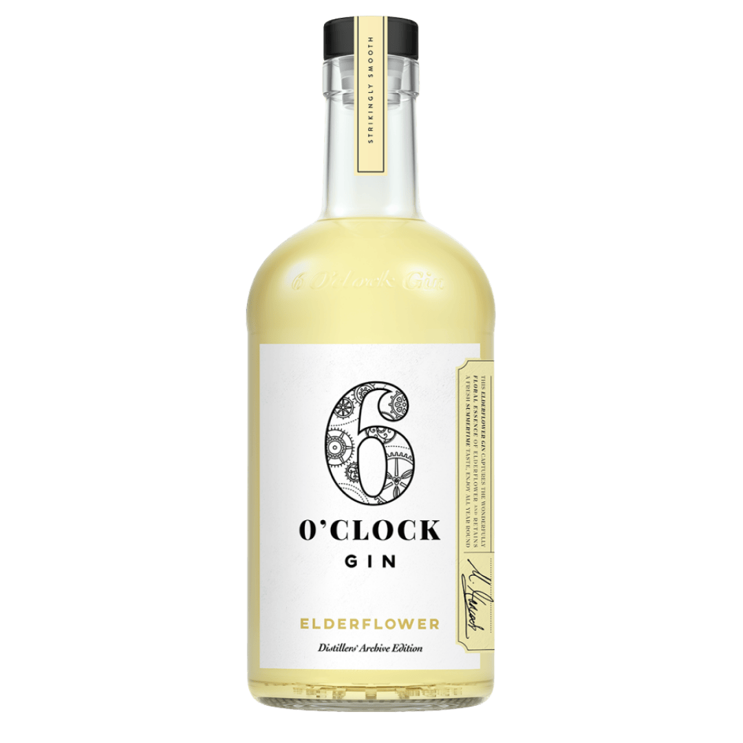 6 O'Clock Elderflower gin 70cl 40%abv