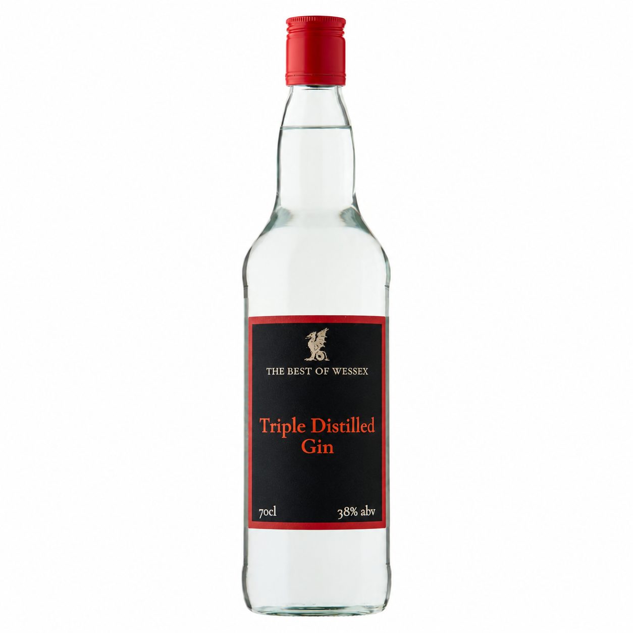The Best of Wessex Triple Distilled Gin 38% abv