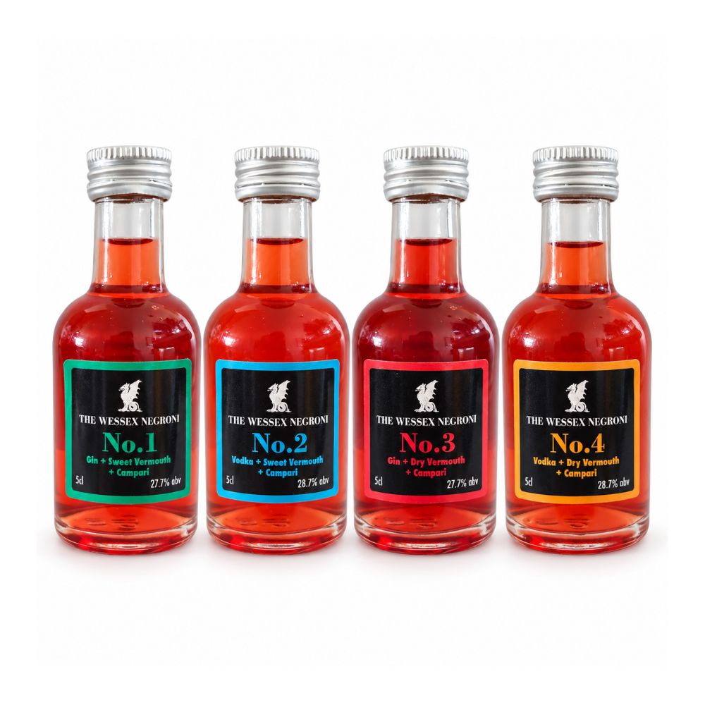 The Wessex Negroni Miniature Collection | 4 x 5cl