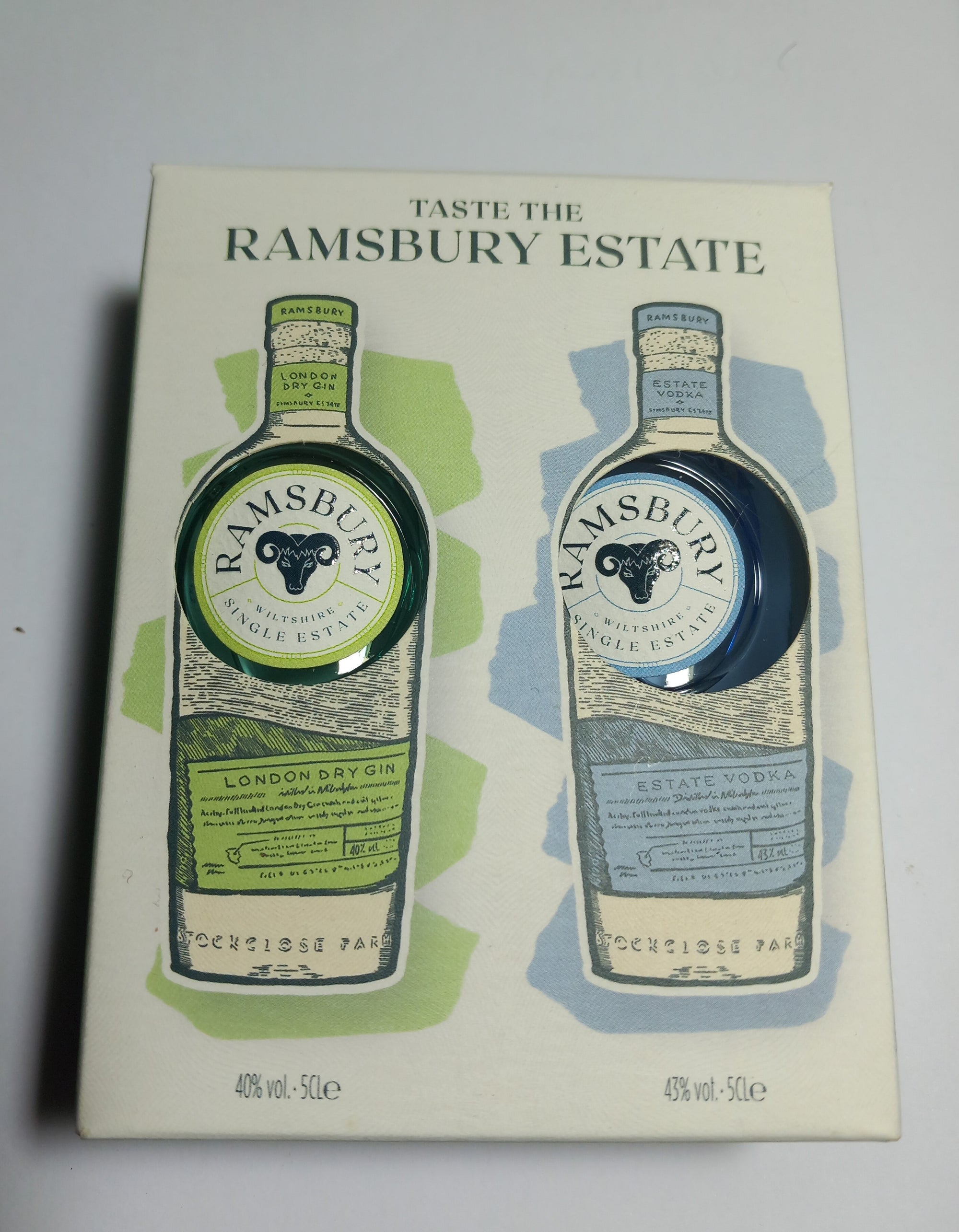 Ramsbury Gin and Vodka 5cl Miniatures