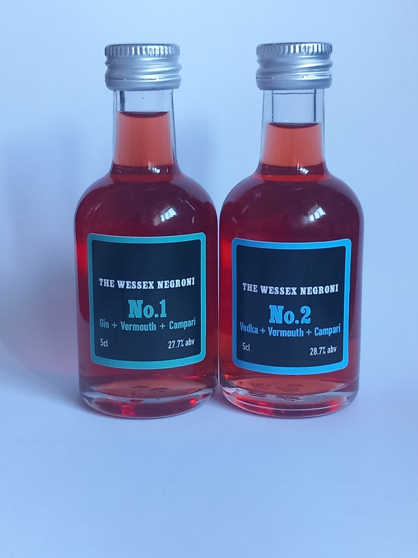 Two Wessex Negroni Tasters