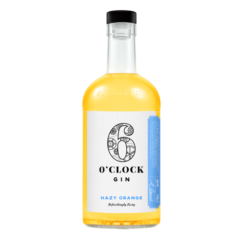 6 0'Clock Hazy Orange gin 70cl
