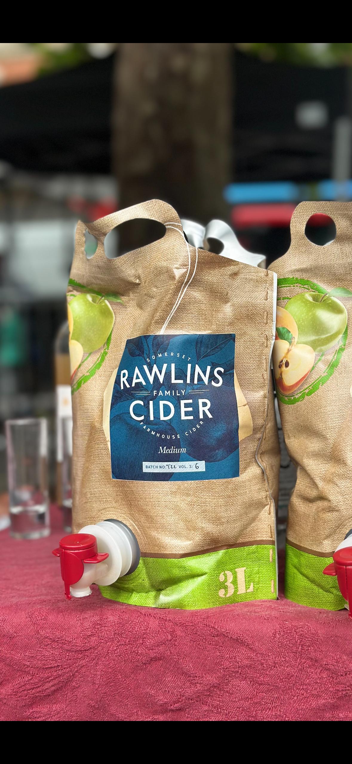Rawlins Somerset Cider Medium 3 litre Bag