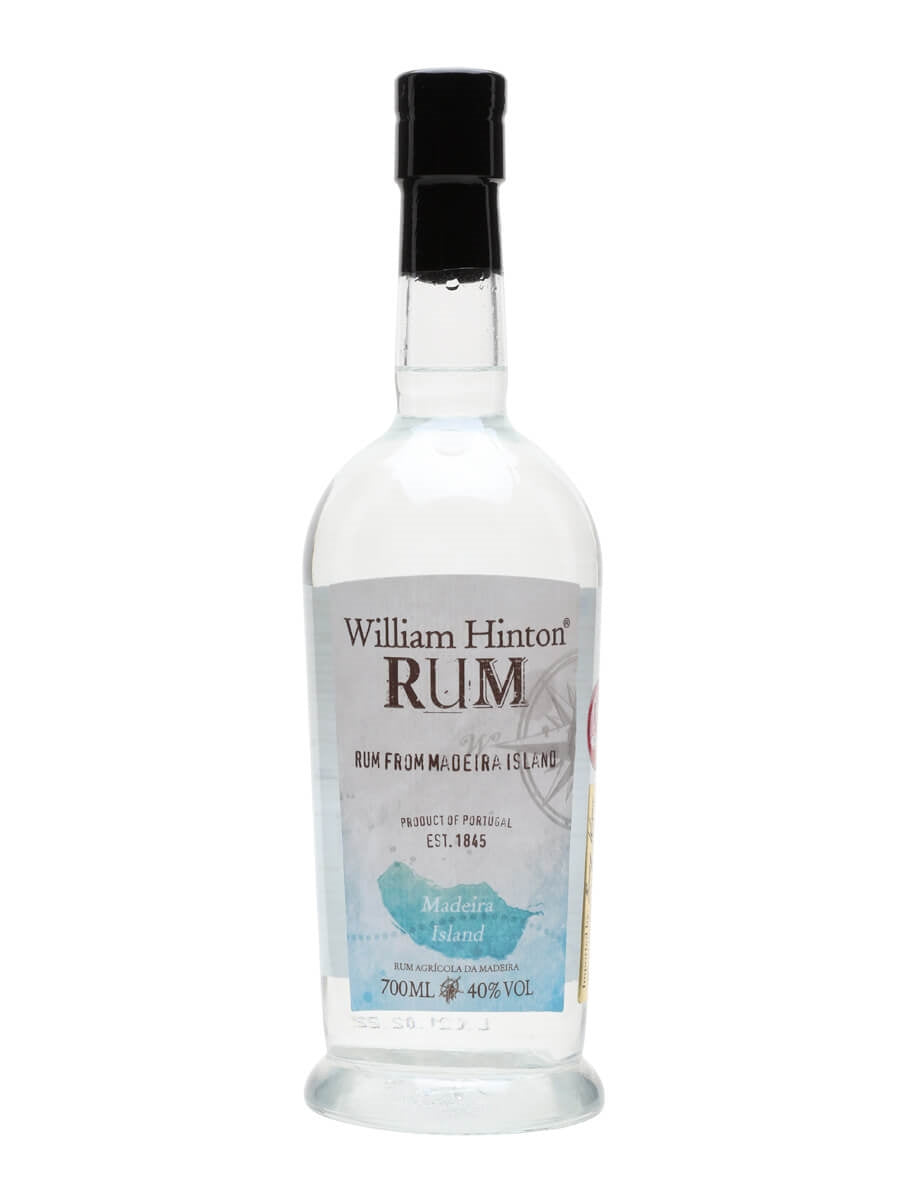 William Hinton Unaged Clear rum 40%abv 70cl