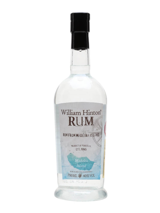 William Hinton Unaged Clear rum 40%abv 70cl